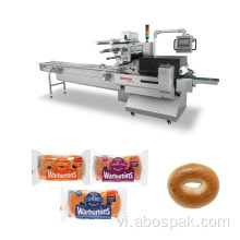 Máy đóng gói thực phẩm dòng chảy bagel tự động